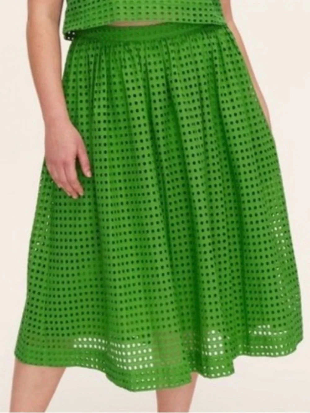 Kate Spade for Target cotton eyelet Midi skirt - Picture 4 of 4
